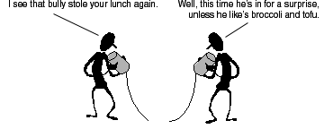 bulling cartoon